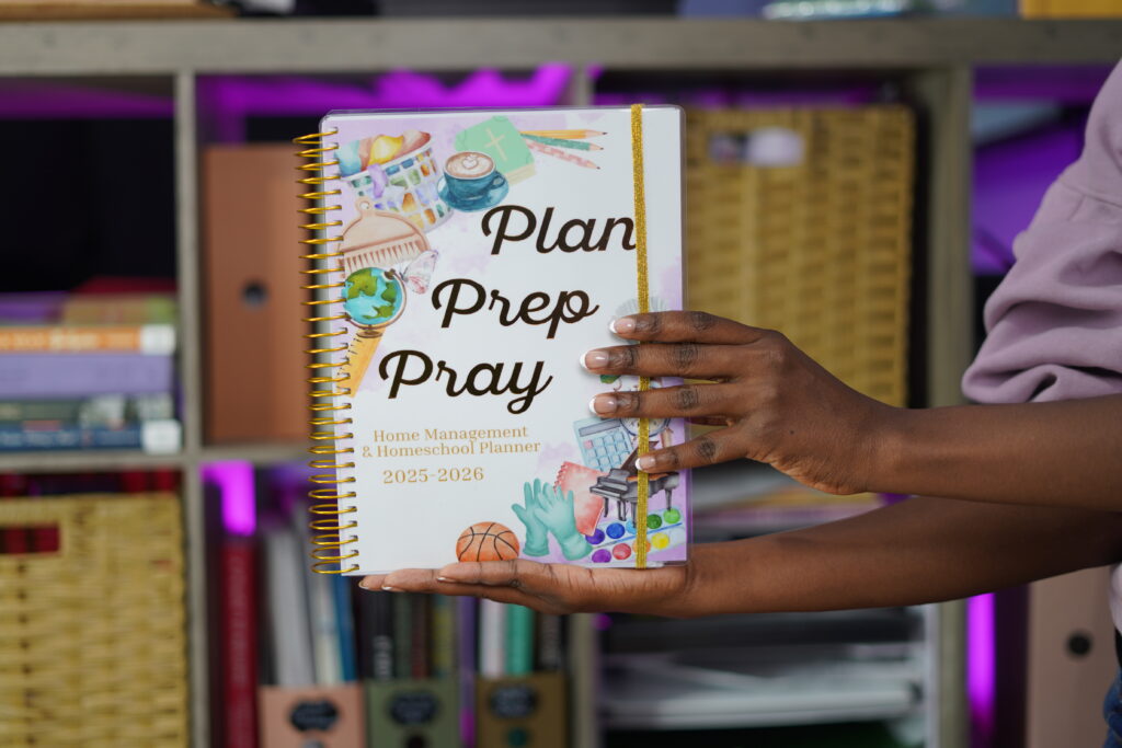 plan prep pray planner home management homemaker homeschooling