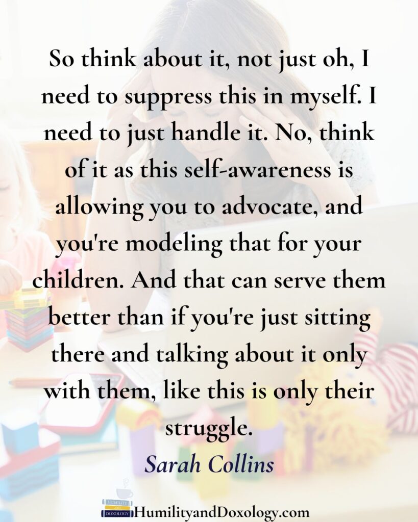 Homeschool Conversations podcast strategies for kids with sensory needs Sarah Collins Occupational Therapist