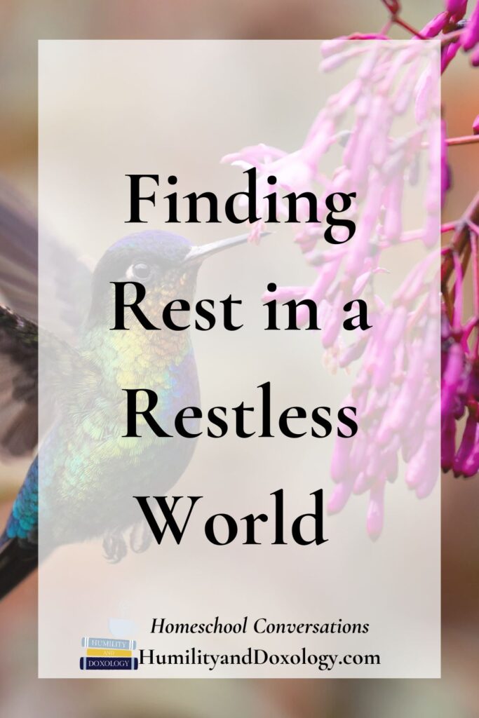 Homeschool Conversations finding rest in a restless world Eryn Lynum