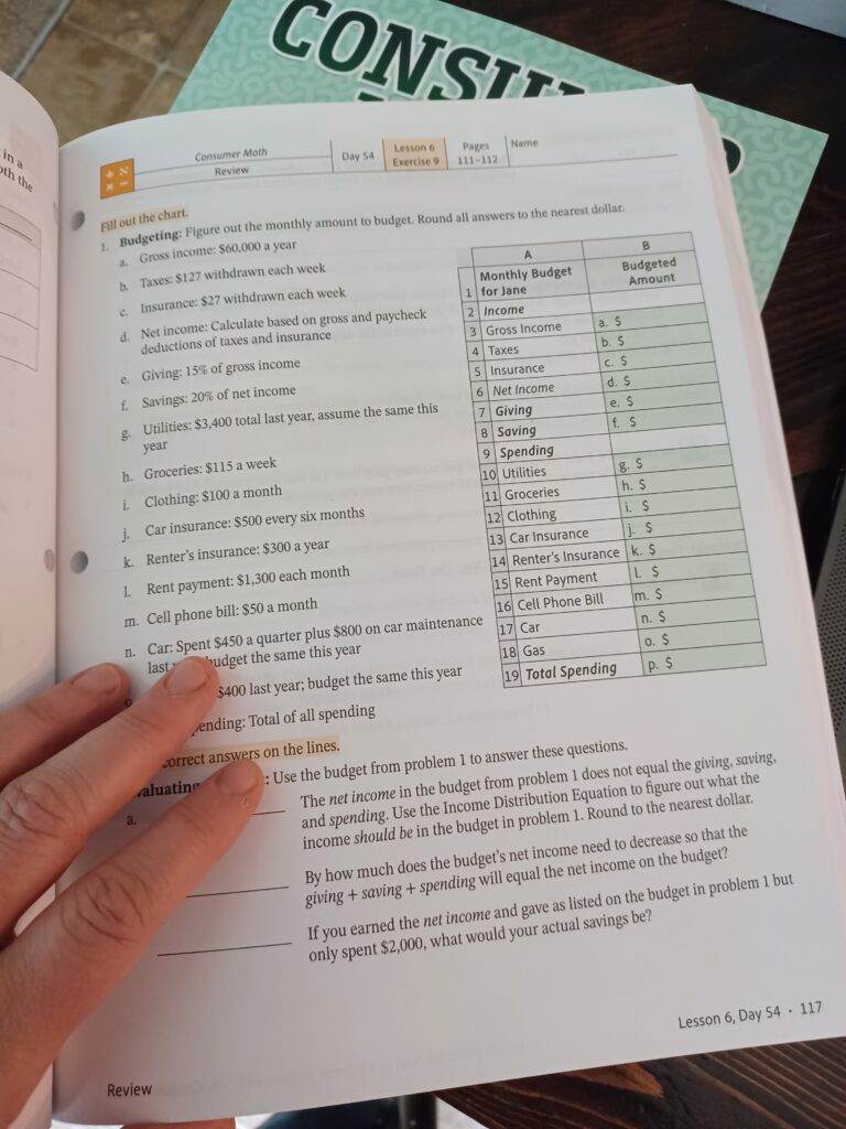 Master Books Consumer Math Homeschool Curriculum {REVIEW}