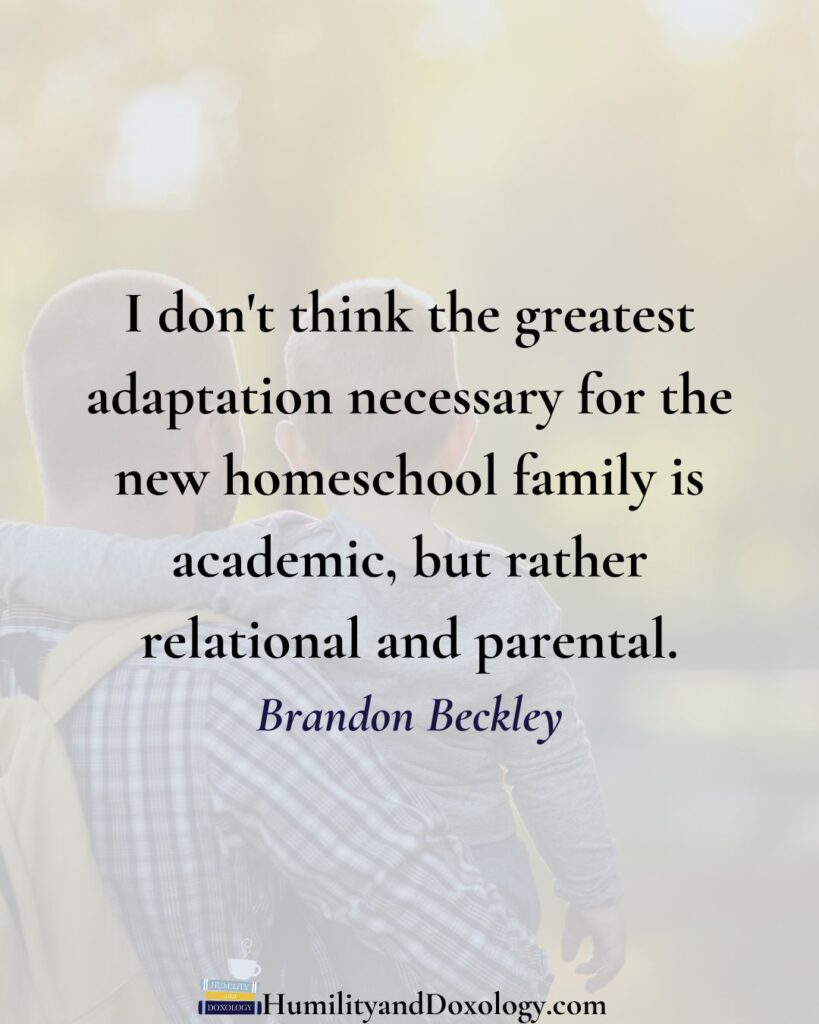 adaptation necessary relational parental The Truth About Starting Homeschooling Brandon Brigitte Beckley Made2Homeschool