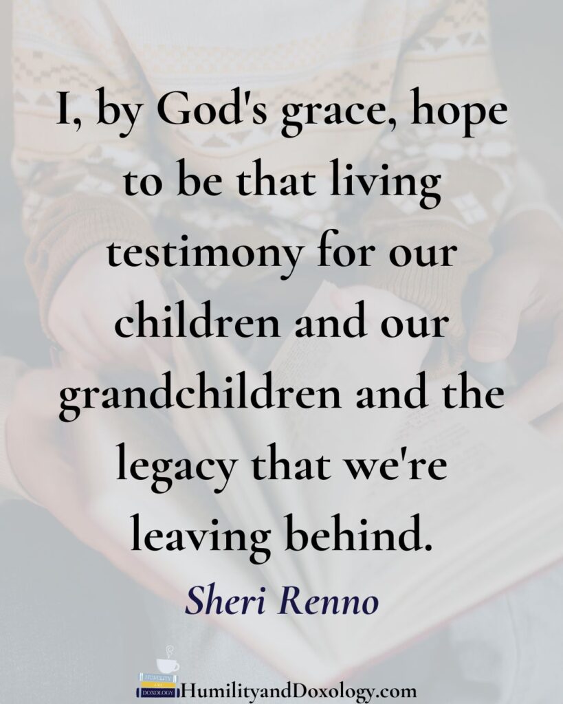 living testimony Discipleship the Heart of Home Education (with Sheri Renno)