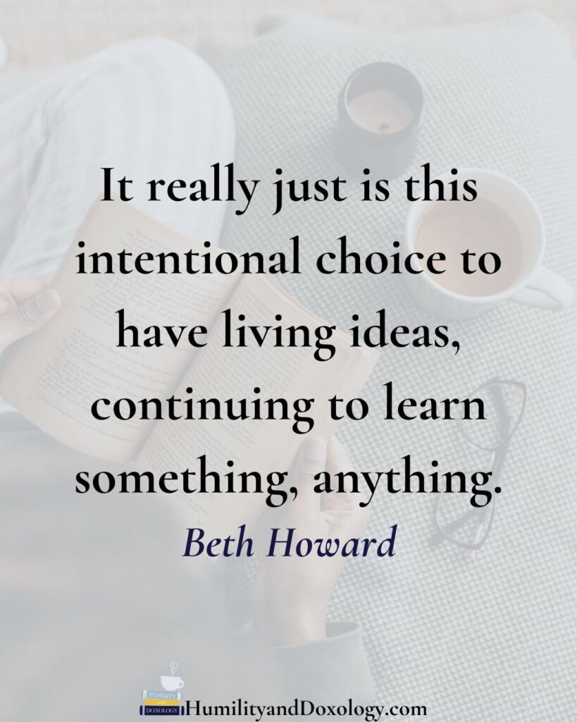 Mother’s Education Charlotte Mason for Homeschooling Moms with Beth Howard